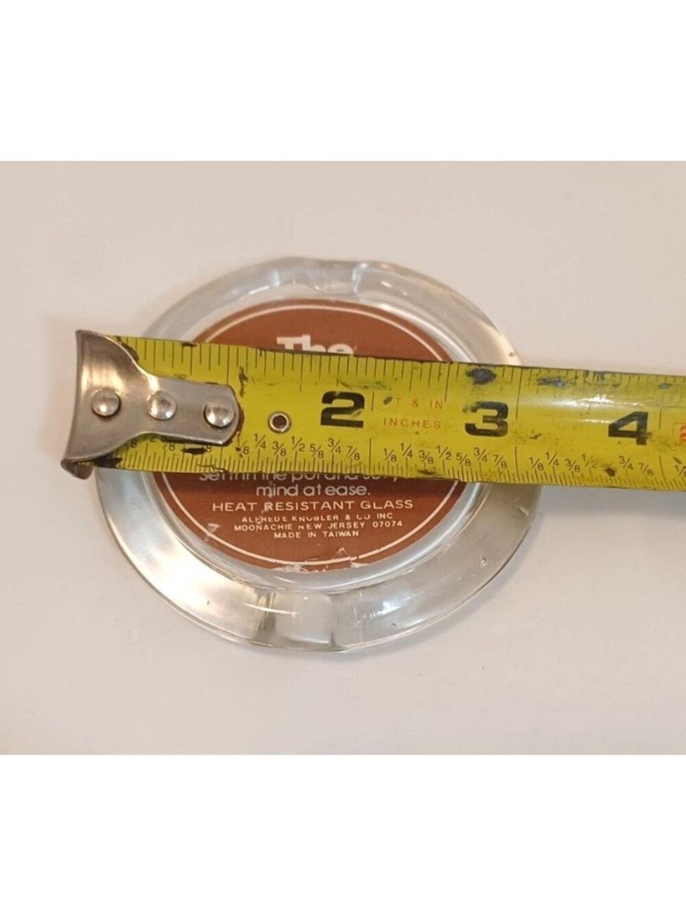 Vintage Glass the Pot Watcher Boil Alert Boil Over Stopper Prevention Disk NOS - Picture 3 of 4